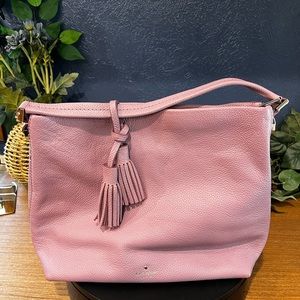 Kate Spade Lavender Pebble Leather Crossbody/satchel
